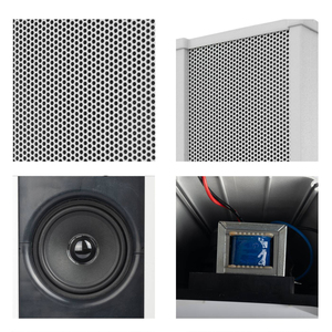 Altavoz PA de 30W y 100V, altavoz de aleación de aluminio para exteriores, música de lujo, columna de matriz lineal de 4 pulgadas, altavoz - Product Image 4