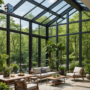 Panneaux en verre trempé NUOXIN en aluminium 6063-T6 haute résistance pour véranda, <span class=keywords><strong>jardin</strong></span>, extension <span class=keywords><strong>de</strong></span> maison, solarium, intimité - Product Image 4