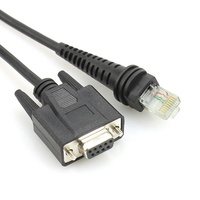 Cable Adaptador Industrial Blindado Personalizado DB9 RS232 a RJ50 10P10C para Escáner de Código de Barras, PLC y Dispositivos Médicos
