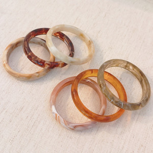 Natural Tones Bold Resin <b>Bangle</b> <b>Set</b> of 3 - Product Image 4
