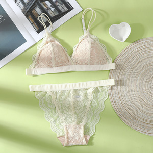 Женский кружевной Ультратонкий комплект без подкладки - Product Image 6