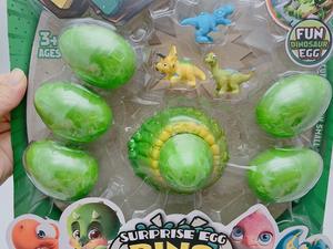 Hatch dino-Juego de huevo sorpresa para niños, juguete divertido de dinosaurio de plástico, para regalo, 6 uds. - Product Image 6