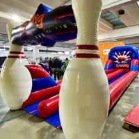 GMY Gonflables Jeux de Lancers Gonflables Sports Interactifs Jeux de Bowling Gonflables pour Enfants Adultes