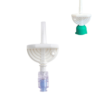 Adaptor Vial Steril untuk Kegunaan Hewan, Perlengkapan Hewan Peliharaan, Alat Transfer Jarum Suntik, Mini Luer Lock, Adaptor Tanpa Jarum, Dapat Dibersihkan