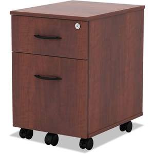 Archivador móvil con pedestal Alera Valencia Series B/F, 15 7/8 x 19 1/8 x 22 7/8, color cerezo medio - Product Image 1