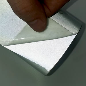 थोक चांदी फिल्म कपड़ा कपड़ा HTV चिंतनशील विनाइल रोल रिलेक्टिव हीट ट्रांसफर - Product Image 2