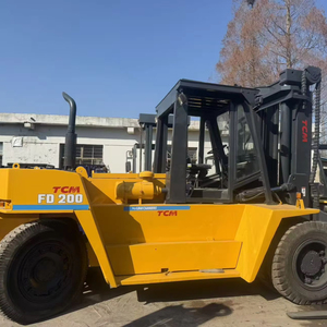 Montacargas diésel Komatsu TCM Mitsubishi Kalmar original de 20 toneladas de Japón, apilador de palets, equipo de elevación usado Fd200 cpcd200 - Product Image 1