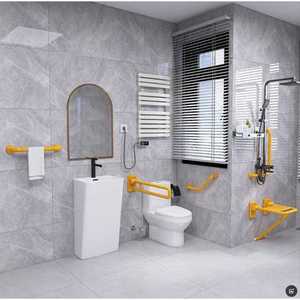 Barre d'appui de salle de bain Zhi Nian en acier inoxydable, main courante antidérapante pour toilettes et douche, rail de sécurité accessible, capacité de charge 150 kg - Product Image 1