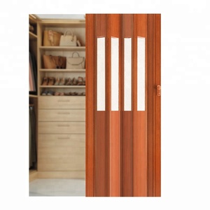 Puerta plegable de vidrio y PVC <span class=keywords><strong>para</strong></span> el hogar, portón de plástico, plegable, <span class=keywords><strong>laminado</strong></span>, Chino - Product Image 6