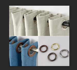 Smartop CRRP40370 Nastro Trasparente Argentato per <span class=keywords><strong>Cucire</strong></span> Anelli in Tessuto Non Tessuto con Occhielli per <span class=keywords><strong>Tende</strong></span> e Accessori per Finestre Domestiche - Product Image 2