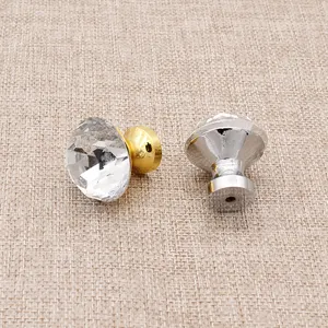 Đồ Nội Thất Xử Lý Crystal Glass Drawer Knobs Với Màu Sắc Khác Nhau Xử Lý