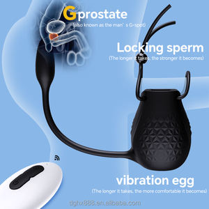 <span class=keywords><strong>2026</strong></span> Heren Casual Massage Toy 3-in-1 Draadloze Afstandsbediening Blauwe Siliconen <span class=keywords><strong>Ring</strong></span> Prostaat Massager Anale Toy Vertraagde Ejaculatie - Product Image 2