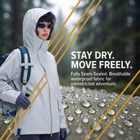 Veste softshell imperméable coupe-vent unisexe à capuche, longue, respirante, séchage rapide, avec fermeture éclair, pour la randonnée