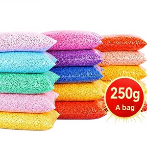 Pack de recharge de perles Perler, 264 couleurs, vendu au gramme, 250g par paquet ; Kit de bricolage avec perles à fusionner, compatible avec le repassage - Product Image 1