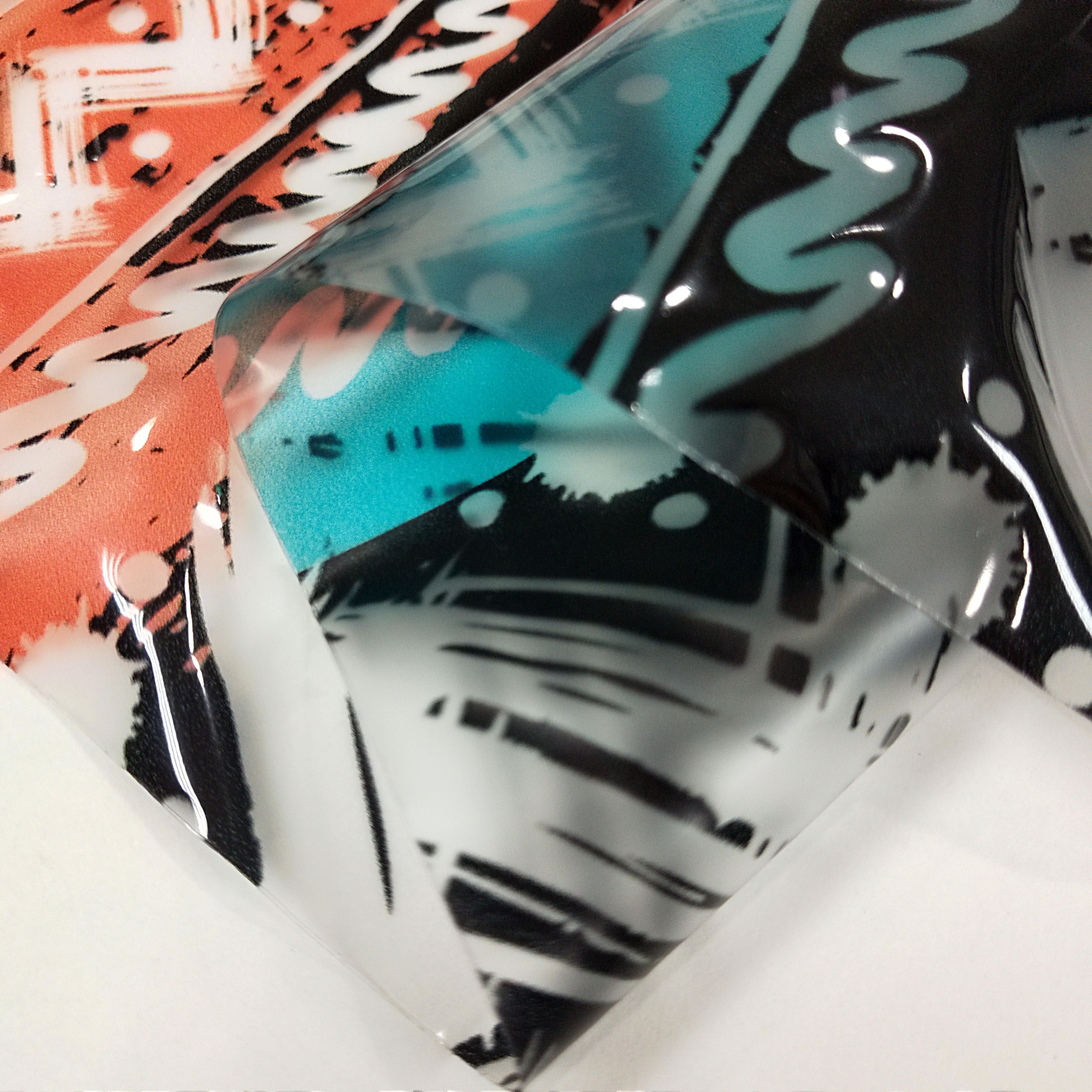 Горячая Распродажа, термополиуретановая пленка в богемном стиле с принтом для косметики, модных сумок для одежды