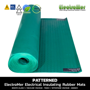 Wholesale High Quality Voltage Green <b>Rubber</b> PATTERNED Electrical Insulating <b>Rubber</b> Mats IEC <b>Sheet</b> Roll OEM from Thailand Factory - Product Image 3