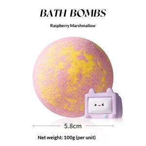 Bombes de bain effervescentes au sel marin pour enfants, exfoliantes, boules de bain moussantes, spa à domicile, 100g, 120/boîte - Product Image 5