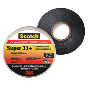 <span class=keywords><strong>Cinta</strong></span> <span class=keywords><strong>Aislante</strong></span> Eléctrica de Vinilo PVC Negra de 0.18mm con Adhesivo 3M <span class=keywords><strong>33</strong></span>+ - Product Image 1