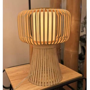 <span class=keywords><strong>Lampadaire</strong></span> en <span class=keywords><strong>rotin</strong></span> bambou tissé à la main lampes de chevet Vintage fait à la main en osier lumière en <span class=keywords><strong>bois</strong></span> pour salon prise US/EU/UK - Product Image 5