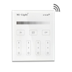 Controlador de Panel táctil inteligente Miboxer Mi, controlador B1 para 4 grupos, regulador de intensidad de Color único <span class=keywords><strong>Wifi</strong></span>, tira de <span class=keywords><strong>LED</strong></span> Dual, Panel de luz y bombilla - Product Image 2
