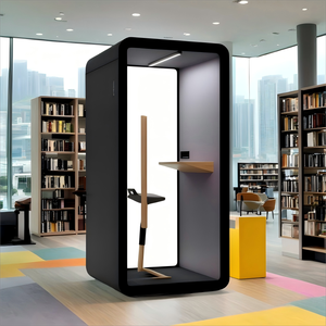 Cabine de travail en aluminium pour 6 personnes, <span class=keywords><strong>espace</strong></span> de travail privé, cabine insonorisée, cabine de réunion, cabine téléphonique - Product Image 5
