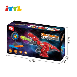 Детская игрушка для стрельбы ITTL, 2 цвета, Электрический динозавр, пусковое устройство для стрельбы, игрушка с пулями, звуковой свет - Product Image 6