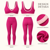 Soutien-gorge de yoga pour femme à logo personnalisé, haute élasticité, décolleté en V profond, vêtement de loisirs contrastant, extensible, doux, respirant, en matériau écologique de qualité supérieure
