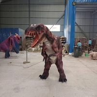Costume de dinosaure animatronique OEM ODM Green Wing Dragon pour performance en extérieur dans les sites touristiques