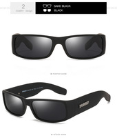 Lunettes de soleil polarisées pour hommes, sportives, anti-radiation, confortables, UV400, avec verres TAC épais en PC, carrées, populaires, en promotion