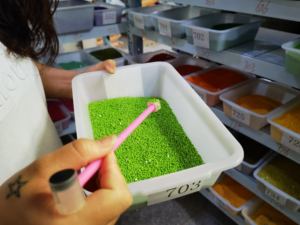 Pintura de Diamantes DIY Clásica LS 5D, <span class=keywords><strong>Flores</strong></span> Púrpura Lila, Broca Redonda, Bordado de Punto de Diamante, Decoración del Hogar - Product Image 6