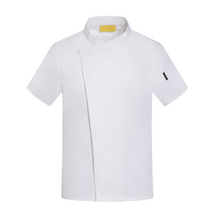 <span class=keywords><strong>Chef</strong></span>-Kok Jassen Restaurant Bar Keuken Uniformen Korte Mouw Voor Dames En Heren <span class=keywords><strong>Chef</strong></span>-Koks - Product Image 1