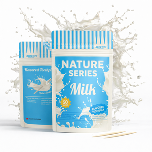 ไม้จิ้มฟันรสสเปียร์มินต์ขายส่ง พร้อมกลิ่นไม้หอม กลิ่นมิ้นต์ กลิ่นอบเชย ช่วยเลิกบุหรี่ กล่องผลไม้ Zahnstocher Mit Geschmack - Product Image 1