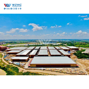 60*100m Steel Structure Building Plan Factories Pre Engineered Structures Turnkey Prefab Manufacturer 50-Year Life Span 200km/h - Product Image 1