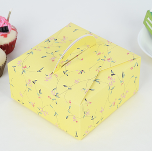 Boîte de papier de qualité alimentaire imprimée de logo personnalisé Boîte jetable écologique à emporter pour épicerie fine - Product Image 2