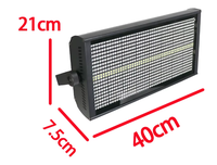 Projecteur LED 200W 864RGB+96Blanc 48+8 Segments Stroboscope Contrôle Sonore DMX Super Lumineux pour DJ, Discothèque, Club, Spectacle, Éclairage de Scène et de Fête
