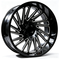 Jantes de camion forgées sur mesure SL 24X12 24X14 26X14 26X16 28x16 5x150 6x139.7 8X180 à déport profond pour Ford F150 RAM 1500