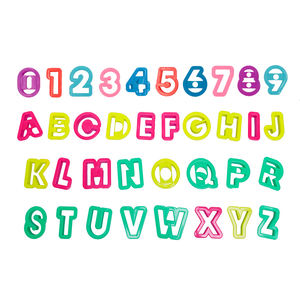 Molde Cortador de Galletas de Plástico con Números del 0 al 9, Molde Cortador de Masa <span class=keywords><strong>para</strong></span> Jugar y Juego de Cortadores de Galletas de Arcilla <span class=keywords><strong>para</strong></span> el Aprendizaje y la Diversión de los Niños - Product Image 4