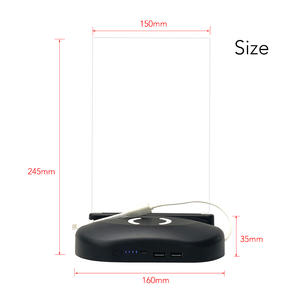 Placa de exhibición de publicidad de hotel, estación de carga de teléfono móvil, Banco de energía de escritorio de 20000MAH <span class=keywords><strong>para</strong></span> teléfono inteligente - Product Image 6