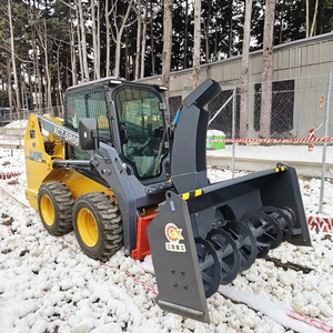 Chargeur en acier de dérapage au meilleur prix avec souffleuse à neige à vendre équipement de déneigement - Product Image 4
