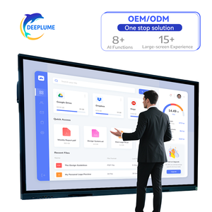 สมาร์ทบอร์ด55 65 75 85 86 98นิ้วหน้าจอแบบอินเทอร์แอคทีฟหน้าจอสัมผัสกระดานอัจฉริยะแบบโต้ตอบสำหรับการสอน - Product Image 1