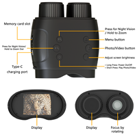 Jumelles numériques 4K avec vision nocturne, écran HD 2,8 pouces, zoom 10X, lunettes infrarouges, vente en gros