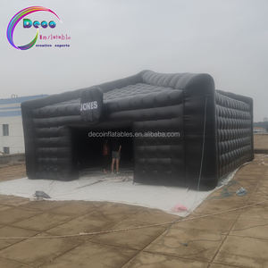 Offre Spéciale géant de 30 mètres <span class=keywords><strong>cube</strong></span> gonflable noir publicité tente gonflable pour le cinéma mobile - Product Image 3