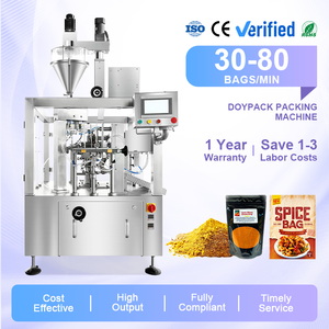 Food Grade Safe Turmeric Powder <b>Spice</b> Powder Packaging Machine Powder Premade Pouch Fill and Seal Machine Factory - Product Image 1