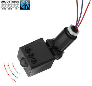 Détecteur de <span class=keywords><strong>mouvement</strong></span> à micro-ondes de sécurité extérieur à 180 degrés pour projecteur de lumière d'appoint à faisceau large - Product Image 1