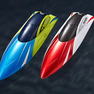 Bateau de hors-bord télécommandé à grande vitesse radiocommande électrique modèle de bateau de jouet d'eau de garçon électrique à grande vitesse - Product Image 2