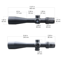 Optique vectorielle Veyron 6-24x44 FFP portée de visée optique compacte et légère