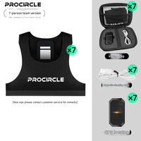 Gilet de suivi GPS ProCircle pour l'entraînement au football, gilet de positionnement portable avec application pour la surveillance des données