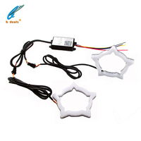 Luces LED Dinámicas de Flujo de Color RGB Universales, Señales de Giro, Ojos de Ángel, Halos de Estrella