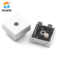 KBPC3504 400V monofásico 35A puente rectificador KBPC3506 600V 1000V Paquete de cable KBPC3510W puente rectificador-rectificadores altos