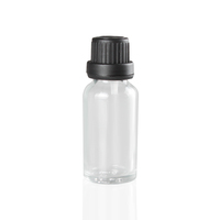 Botol Makeup bahu bulat murah tutup sekrup kaca langsung dari pabrik 5ml 10ml 15ml 20ml 30ml 50ml 60ml 100ml